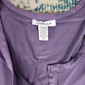 Purple onsie. Never worn. Very soft fabric